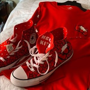 Hello kitty converse set